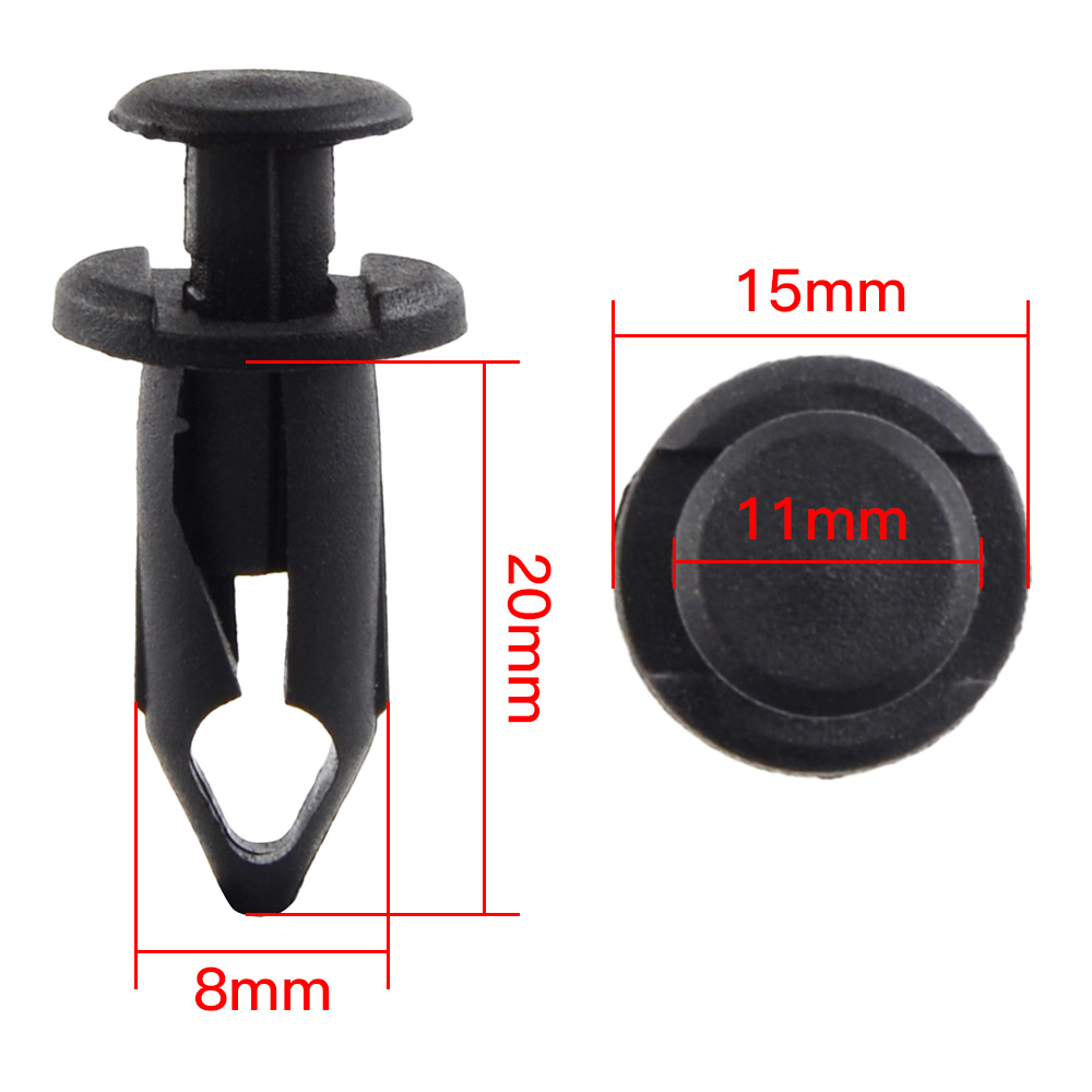 25 Fender Clips Body Rivets 2011 2012 Polaris Ranger 400 500 800 900 Crew 4x4