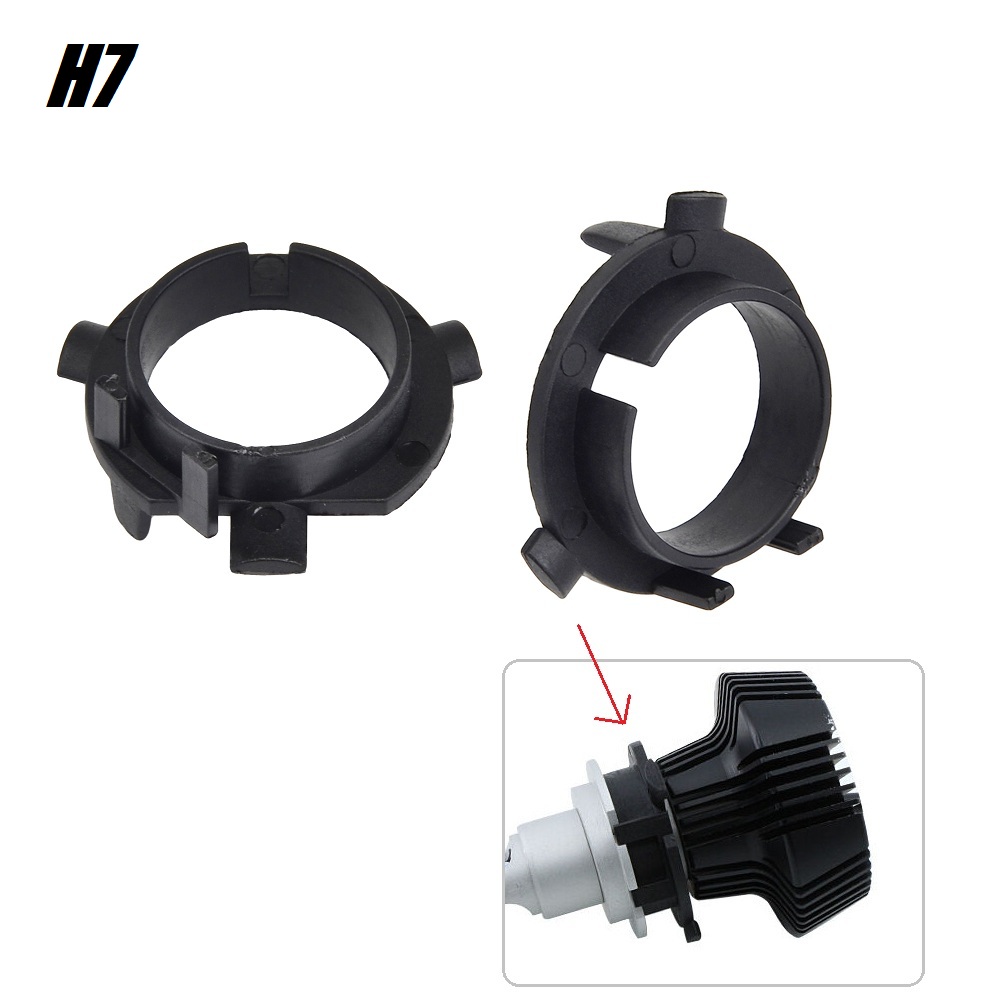 H7 Xenon HID Bulb Base Holder Adapter Coversion Light 