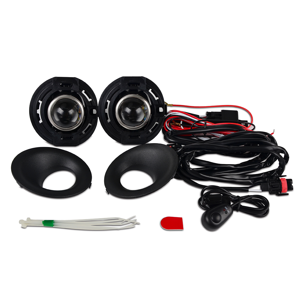 Complete Fog Lights Kit For Dodge Challenger 2015 2016 2017 2018 2019 w ...