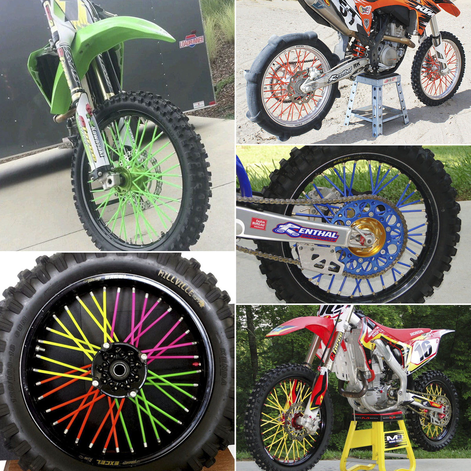 purple spoke covers