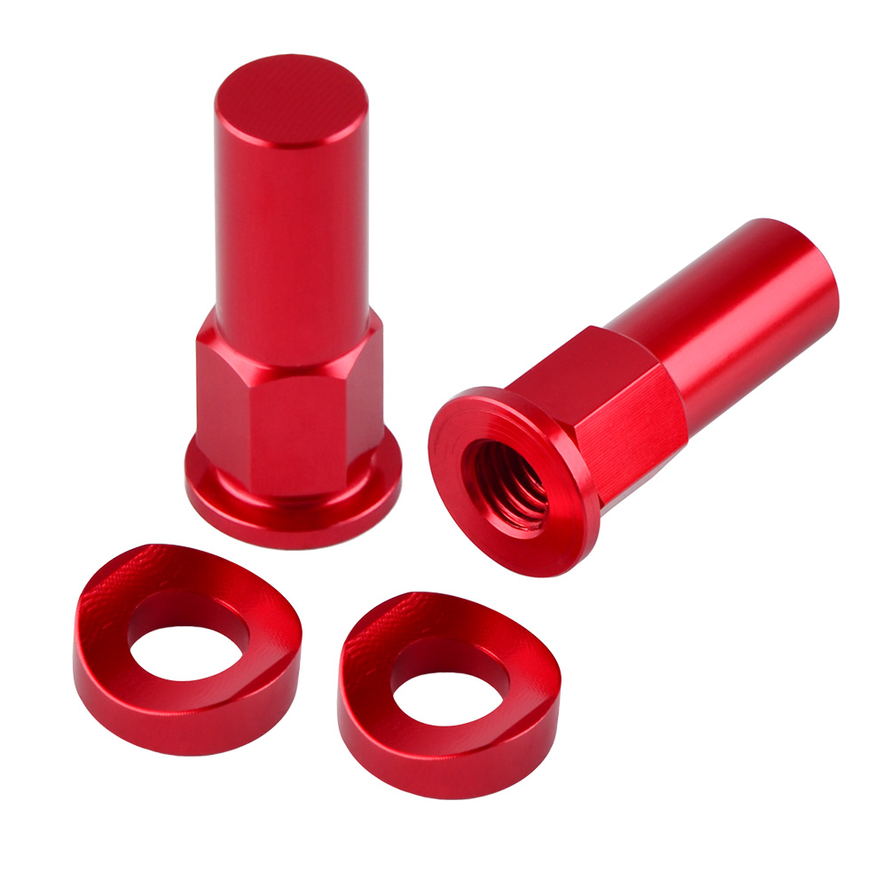 Dirt Bike Rim Lock Nut Spacer Kit Fit CR CRF KX RM YZ YZF KXF RMZ 85