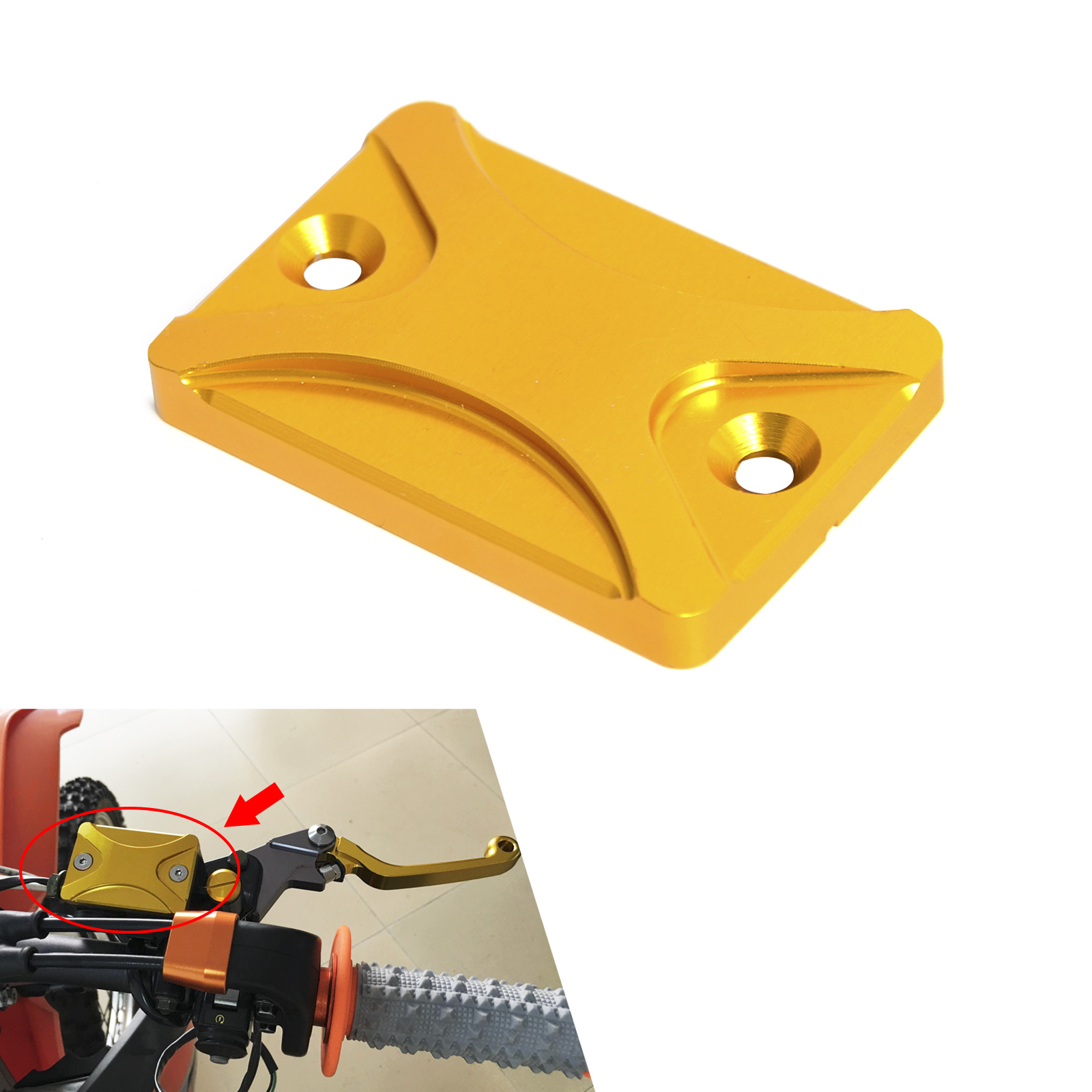 CNC Front Brake Reservoir Fluid Cover Cap For Suzuki LTR450 LTZ400//Z LTZ250 ATV